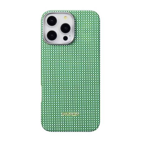 Husa PITAKA MagEZ 5 pentru iPhone 16 Pro Max, MagSafe, Forest Green