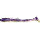 Shad KEITECH Swing Impact Slim 8.9cm, Violet Lime Belly, 8 buc/plic