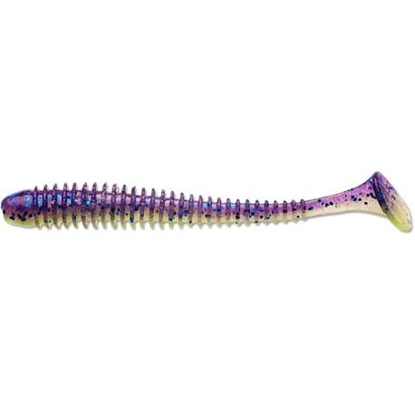 Shad KEITECH Swing Impact Slim 19cm, Violet Lime Belly, 8 buc/plic