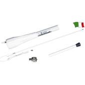 Antena radio VHF, fibra de sticla 150cm, cu cablu coaxial RG-58 4.5m