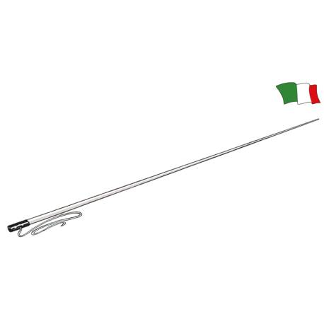 Antena radio VHF din fibra de sticla, 240cm, cablu RG-58 4.5m