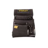 Suport din piele pentru centura STANLEY STST1-80114, 3 buzunare pentru scule