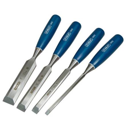 Set 4 dalti 5002 STANLEY 0-16-129 pentru lemn, blister