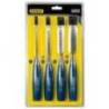 Set 4 dalti 5002 STANLEY 0-16-129 pentru lemn, blister