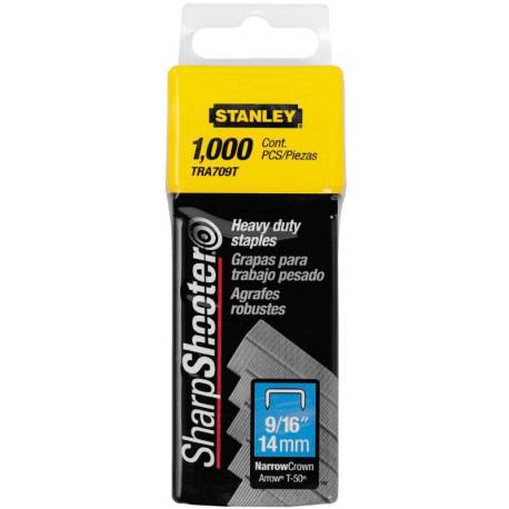 Capse 9/16 pentru aplicatii profesionale STANLEY 1-TRA709T, 14mm, 1000 buc tip G 4/11/140, blister