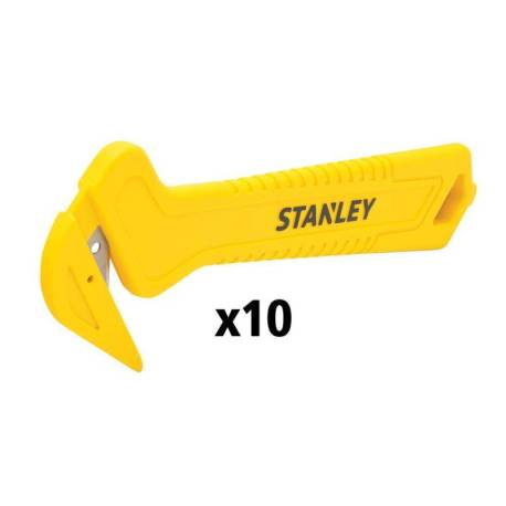 Set 10 bucati cutter pentru carton STANLEY STHT10355-1, lama tip carlig