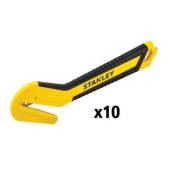 Set 10 bucati cutter STANLEY STHT10357-1 pentru chinga si folie, 190mm, lama tip carlig