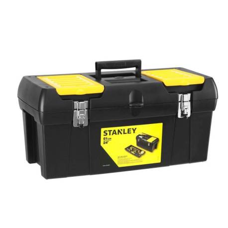 Cutie de depozitare STANLEY 1-92-067 cu inchizatoare metalica, 24", 2 organizatoare si tava