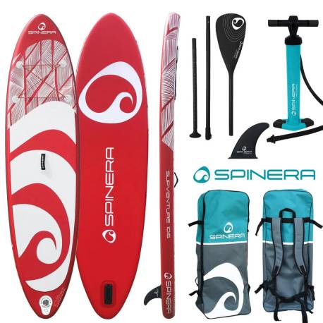 Pachet placa SUP gonflabila SPINERA Supventure 10.6 DLT - 320x80x15cm