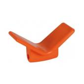 Orange low stop in polyurethane 105 x 67 x 124 mm