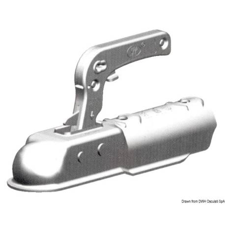 Round tow hook 50 mm 1300 kg