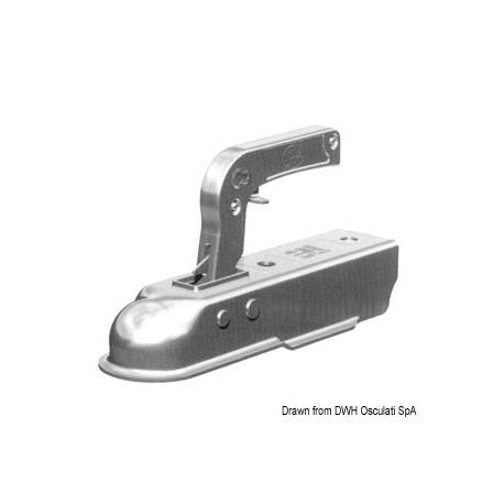 Square tow hook 50 mm max 750 kg