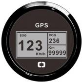 Speedometru cu busola GPS si contor mile OSCULATI, negru/negru