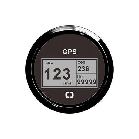 Speedometru cu busola GPS si contor mile OSCULATI, negru/negru