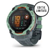 Smartwatch GARMIN Instinct 3 Amoled, 50mm, Neotropic cu curea Twilight