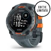 Smartwatch GARMIN Instinct 3 Solar, 45mm, Twilight cu curea Twilight