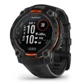 Smartwatch GARMIN Instinct 3 Solar, 45mm, Negru curea neagră