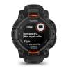 Smartwatch GARMIN Instinct 3 Solar, 45mm, Negru curea neagră