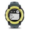 Smartwatch GARMIN Instinct E, 40mm, Electric Lime cu curea Twilight