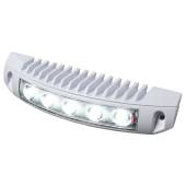 Lumina pentru punte cu 5 LED-uri albe 12/24V, 12.5W, 230x63x36mm