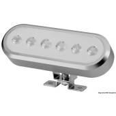 Lumina LED reglabila cu baza articulata din inox, 12/24V, 6x3W