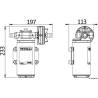 Pompa cu autoamorsare si debit constant MARCO UP12-LP, 24V, 26 l/min, IP67