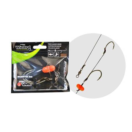 Montura somn WIZARD MONSTER The Classic Koos Catfish Rig 7/0+9/0 Classic