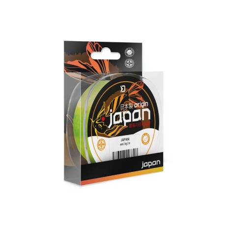 Fir monofilament DELPHIN JAPAN Origin Galben fluo, 0.203mm, 3.49kg, 350m