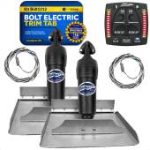 Sistem electric Trim Tab BENNETT BOLT cu comutator de control ATP Auto Trim Pro, 12x12"