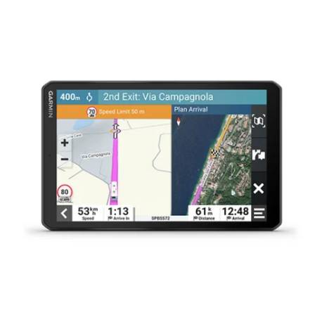 Navigator pentru autorulota GARMIN Camper 895 cu ecran de 8", date din trafic în timp real