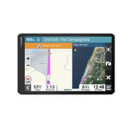 Navigator pentru autorulota GARMIN Camper 1095 cu ecran de 10", date din trafic în timp real