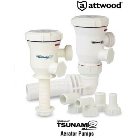 Pompa de aerare ATTWOOD Tsunami MK2 in-line, 12V, 38 l/min