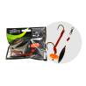 Montura somn WIZARD Monster River Upose PRO Double MonoBraid Rig 20G 7/0+9/0