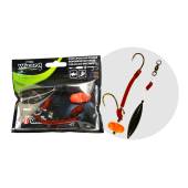 Montura somn WIZARD Monster River Upose PRO Double MonoBraid Rig 10G 6/0+8/0