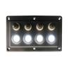 Panou electric impermeabil IP65 cu 4 comutatoare LED tactile, 12/24V