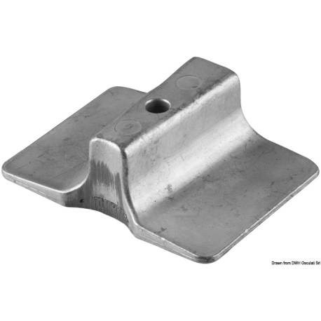 Zinc anode 9.5/15 HP 2-stroke