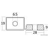 Anod de zinc pentru motoare Tohatsu 4-6CP