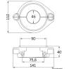 Anod de zinc pentru Volvo Sail Drive, Ø 107mm