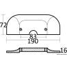 Placa anod de zinc pentru motoare Mercruiser Alpha One