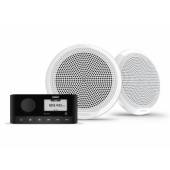 Kit sistem stereo FUSION MS-RA60 cu difuzoare EL Classic 6.5"