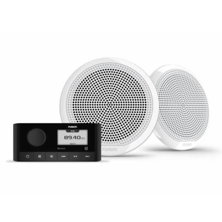 Kit sistem stereo FUSION MS-RA60 cu difuzoare EL Classic 6.5"