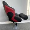 Scaun barca MYBOAT Bucket Seat Black Red, 62x62x52cm