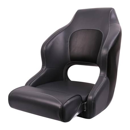 Scaun barca MYBOAT Bucket Seat Graphite Black, 60x52x37-66cm