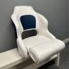 Scaun barca MYBOAT Bucket Seat Captain's Chair White and Blue Navy, 60x52x37-66cm