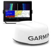 Pachet chartplotter GPSMAP 1223xsv cu radar cu cupola GMR 18 HD3, Side Vu Clear Vu si sonar CHIRP Traditional, ecran 12"